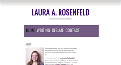 Desktop Screenshot of laura-rosenfeld.com